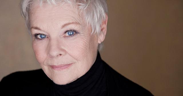 Dame Judi Dench actor's head shot