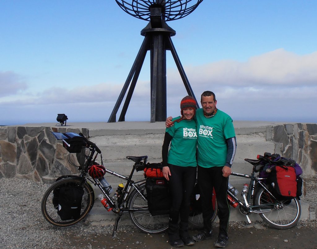 Tim and Sharon Bridgman start their journey in Norway