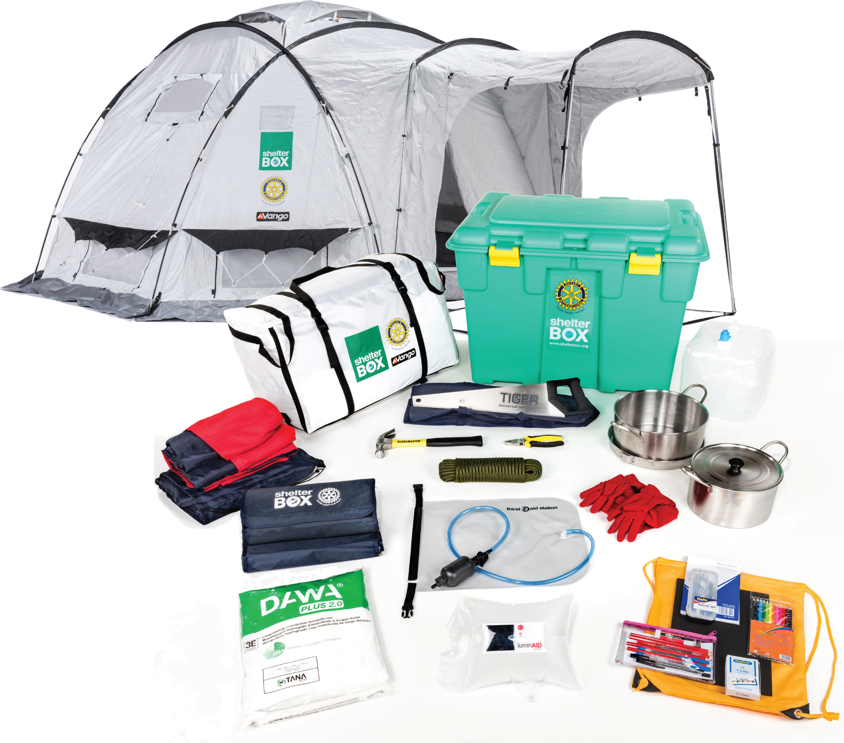 ShelterBox contents