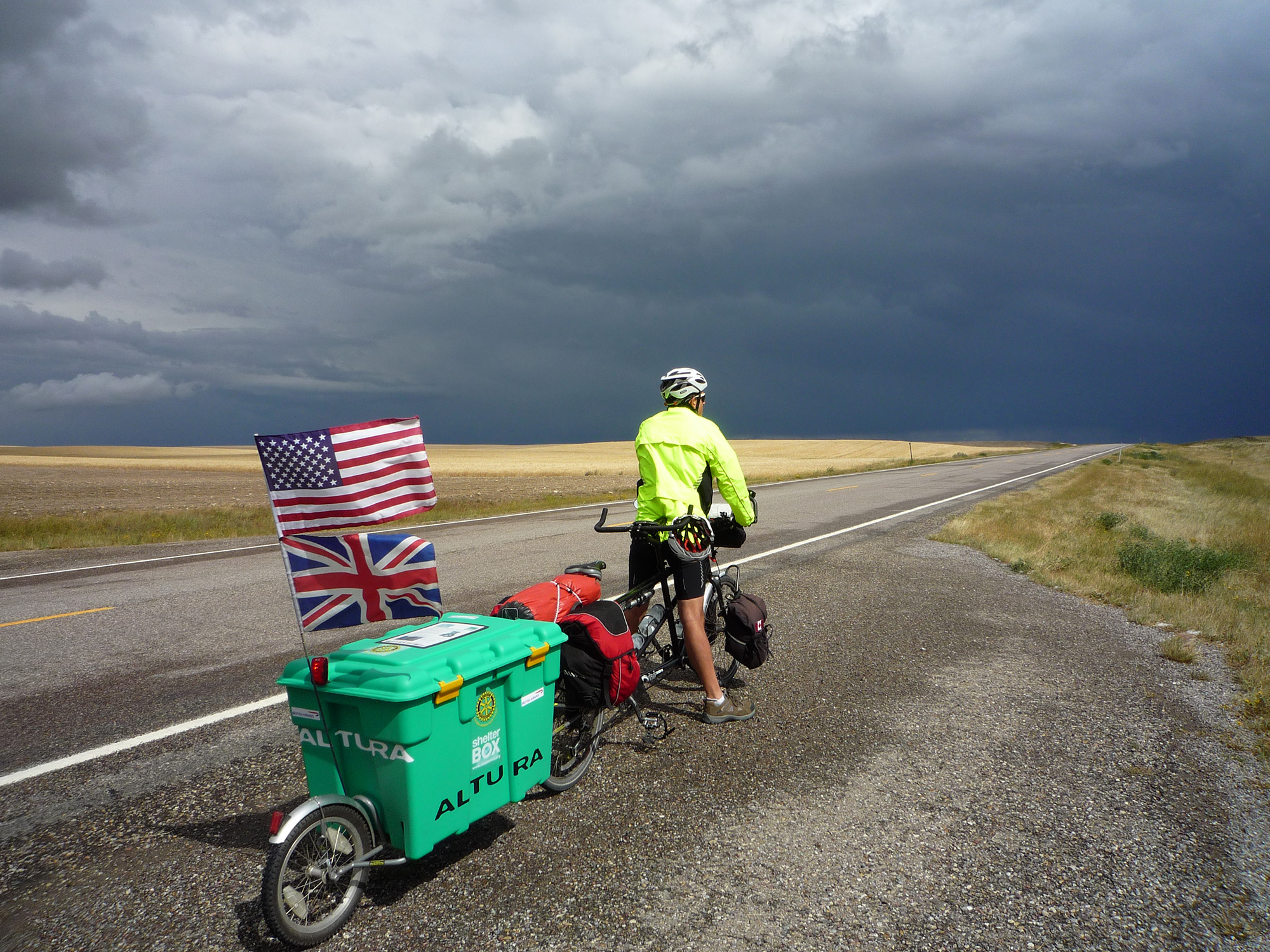 ShelterBox - Do Your Own Thing - Biking through Montana