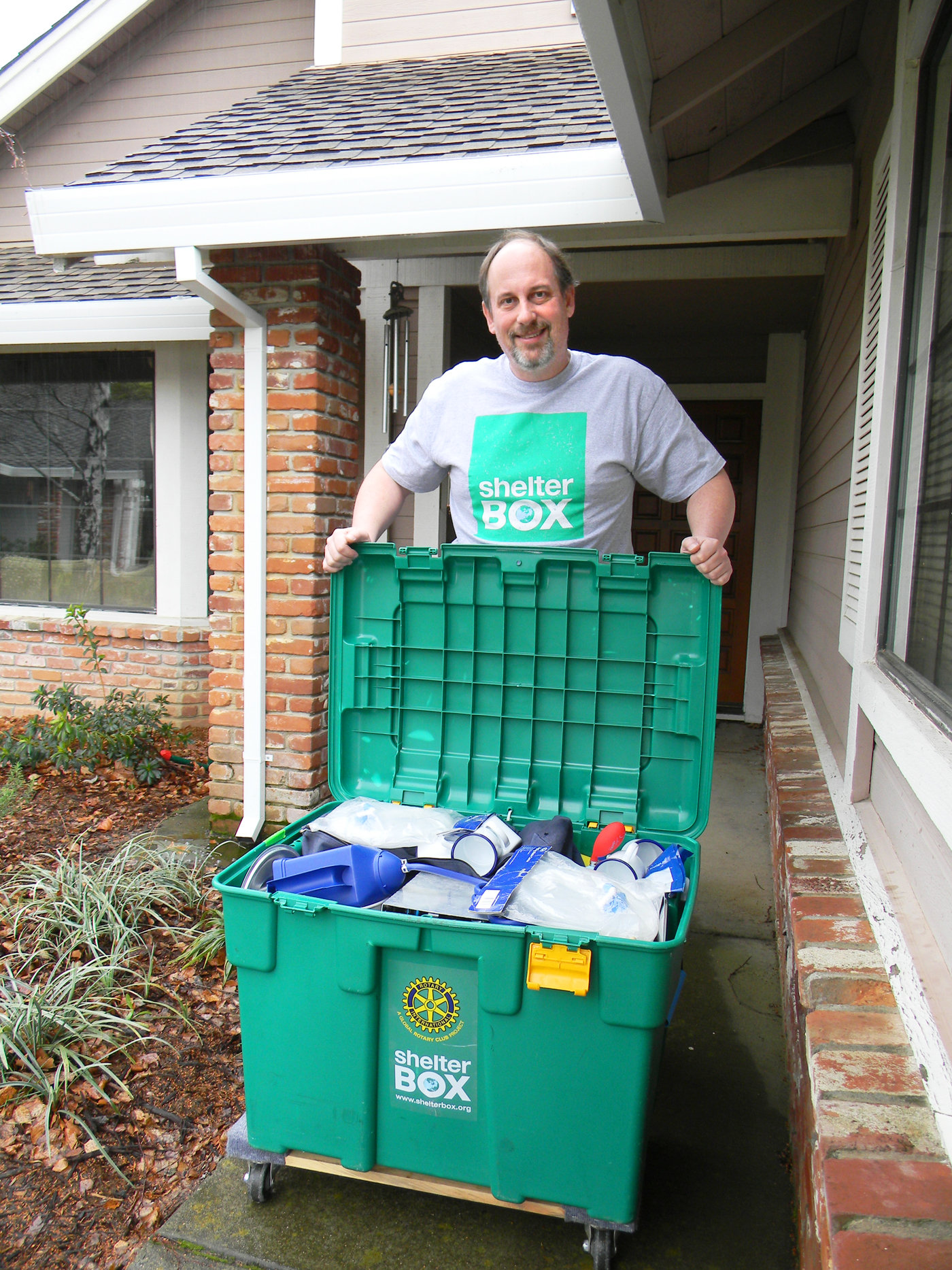 Bill Tobin, ShelterBox Ambassador (volunteer) Bill Tobin, ShelterBox Ambassador (volunteer)