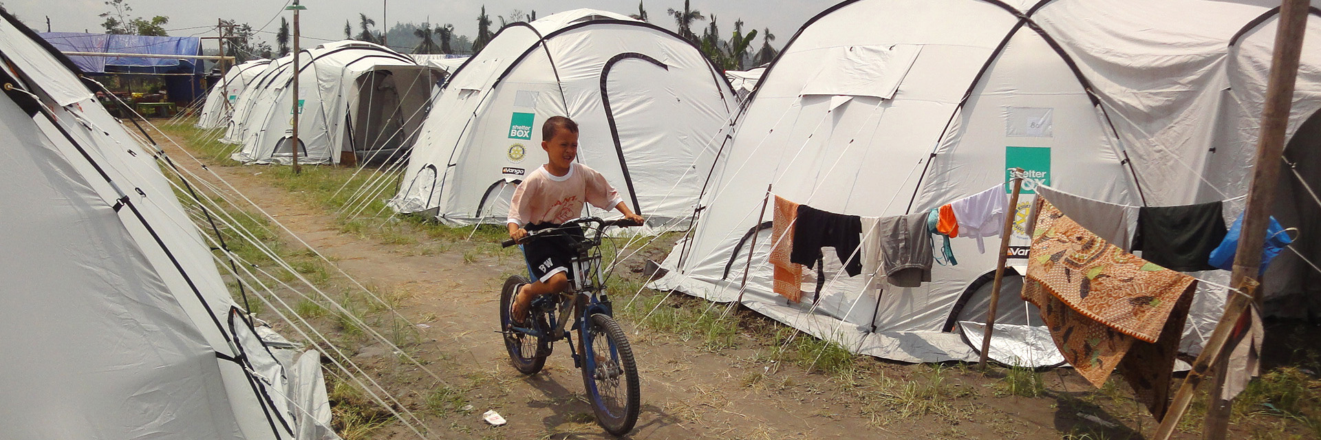 Impact banner - 2010 ShelterBox Indonesia kid