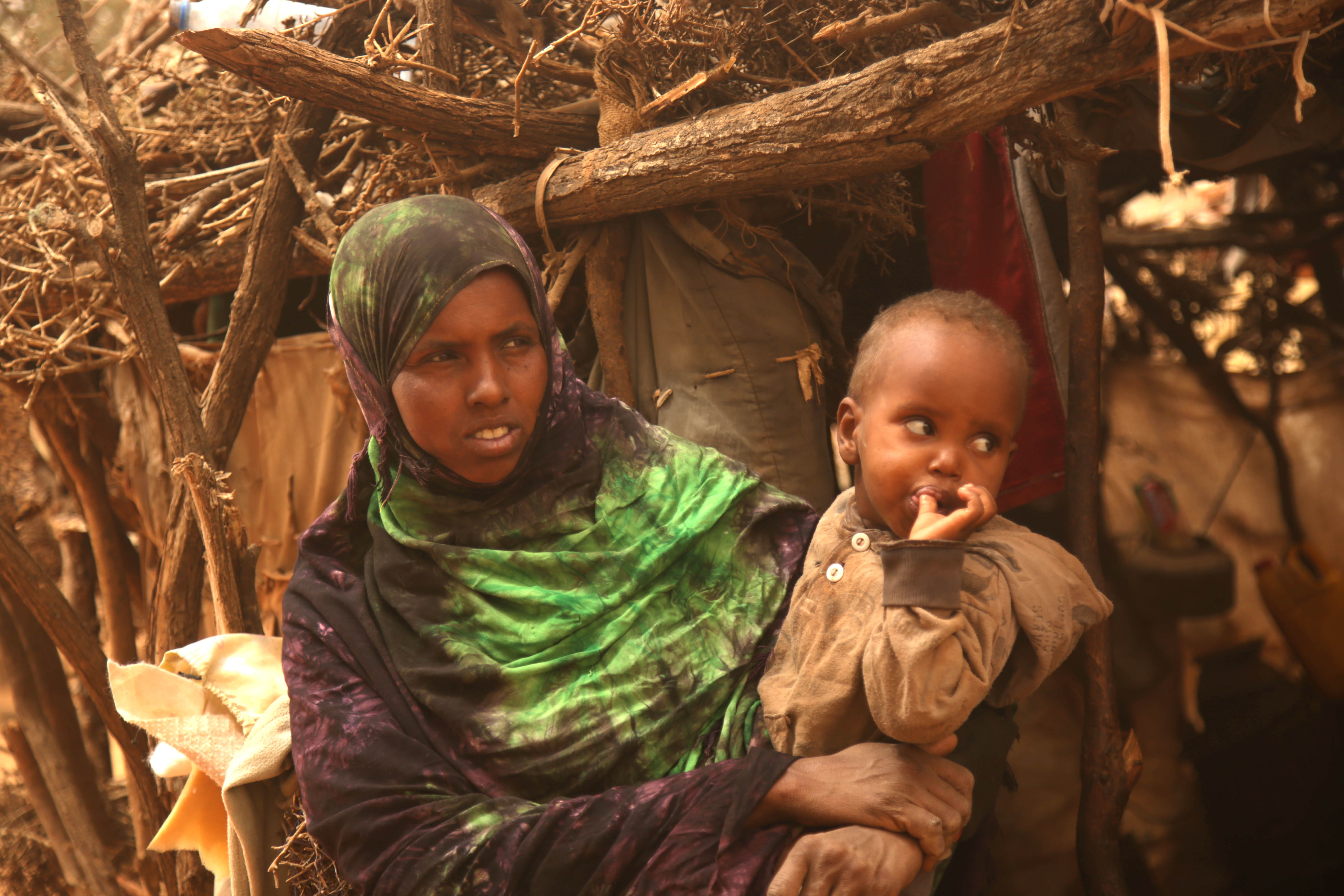 Somaliland Drought - mother and baby