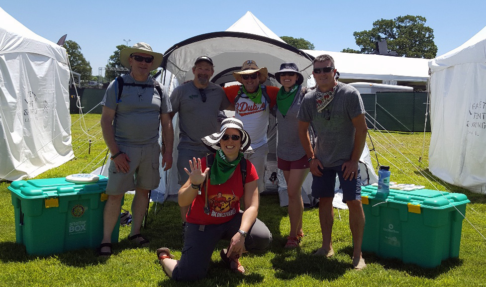 ShelterBox USA Bonnaroo Team 2018