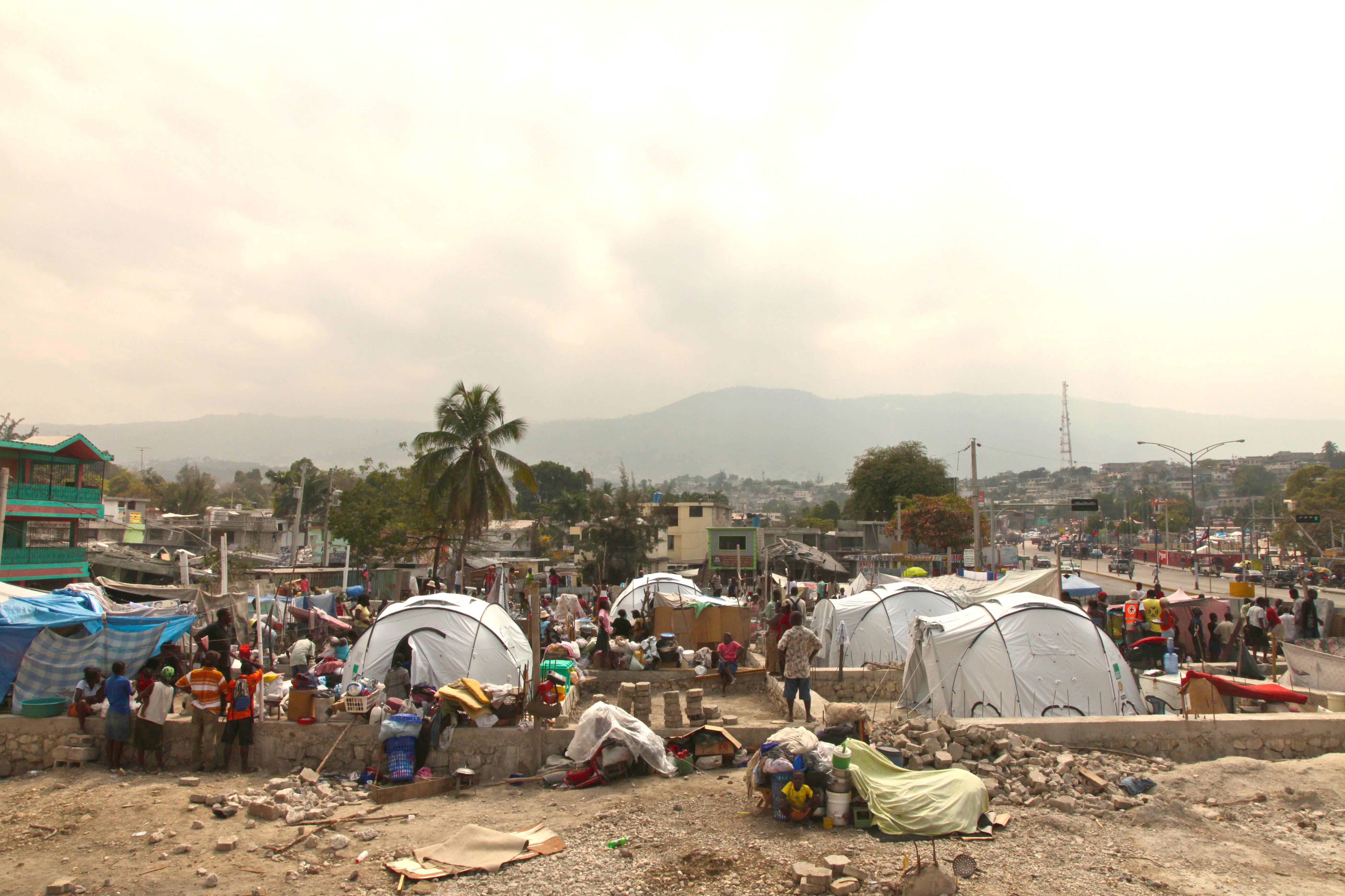 Tents After Haiti Earthquake