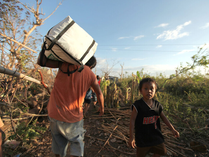 Typhoon Haiyan in the Philippines