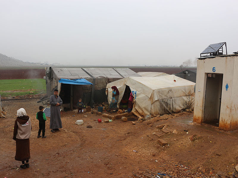 Harsh Conditions in Syrian Camp
