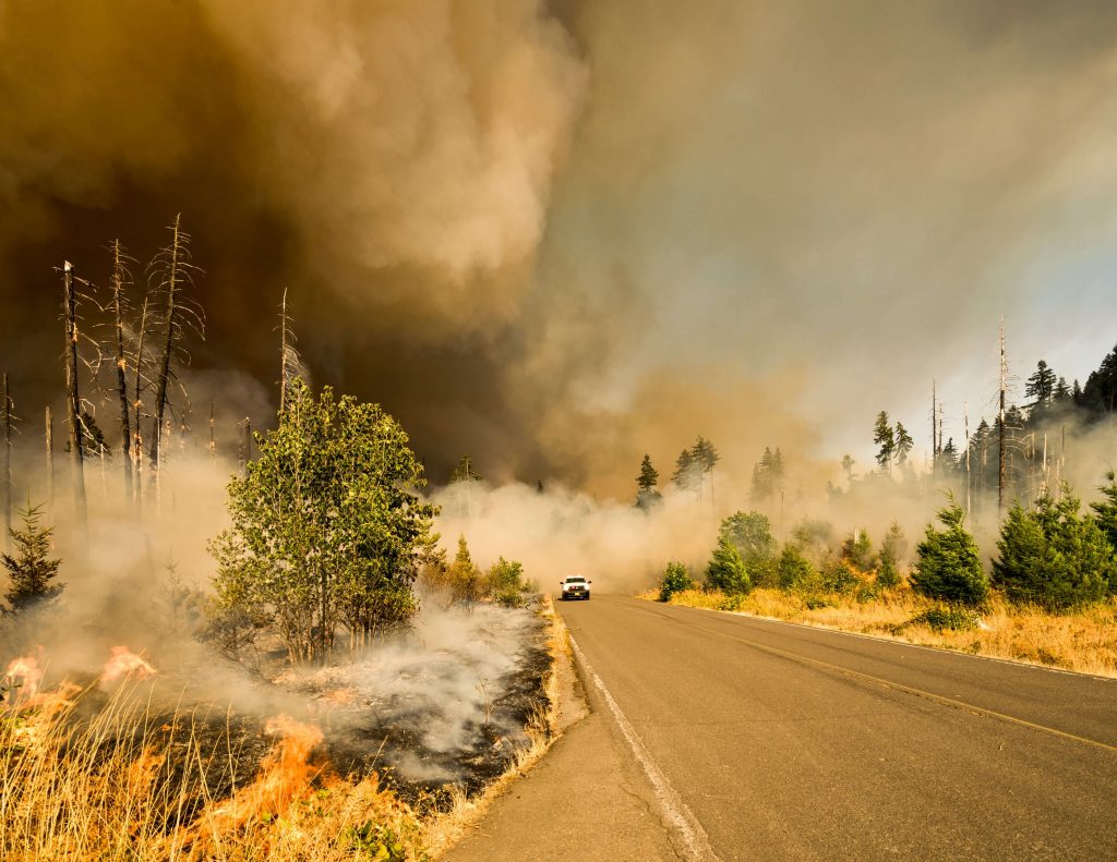 Escaping the smoke via highway