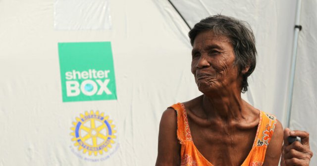 Filipino Woman in Tent