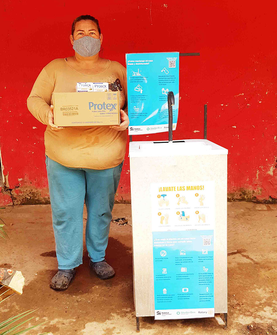 Hand washing station Paraguay