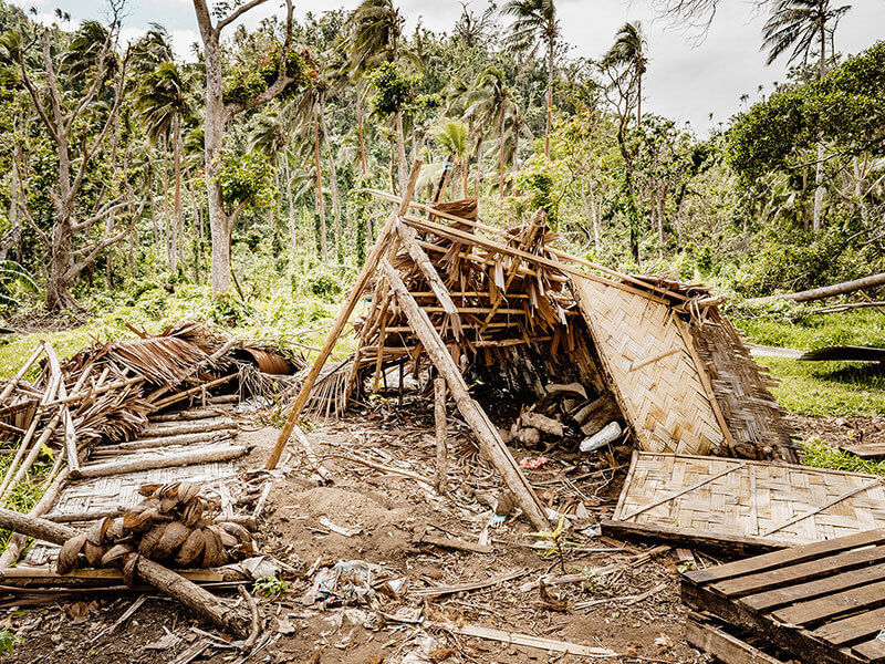 Home destroyed by Cyclone Harold