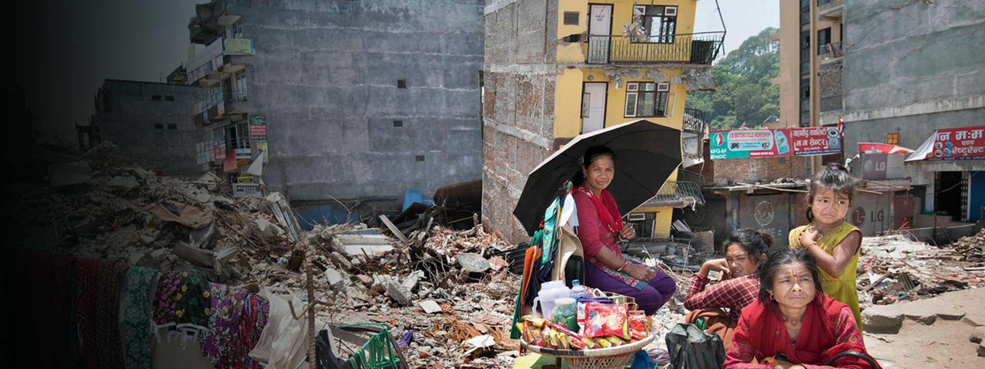 Destruction in Nepal