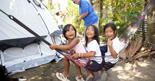 Kids on Hammock