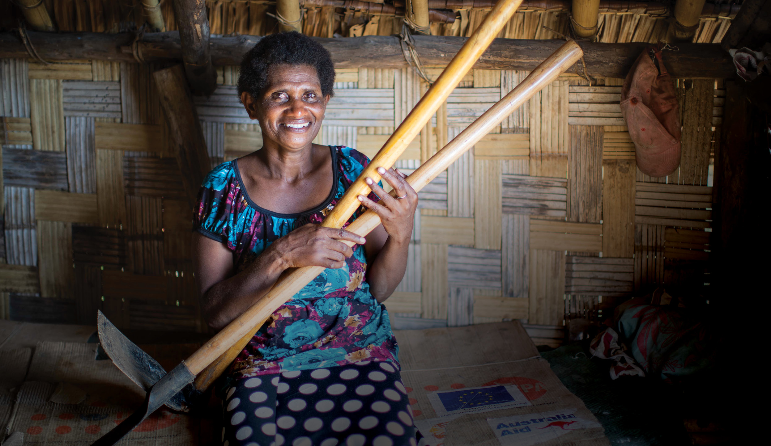 Woman with tools