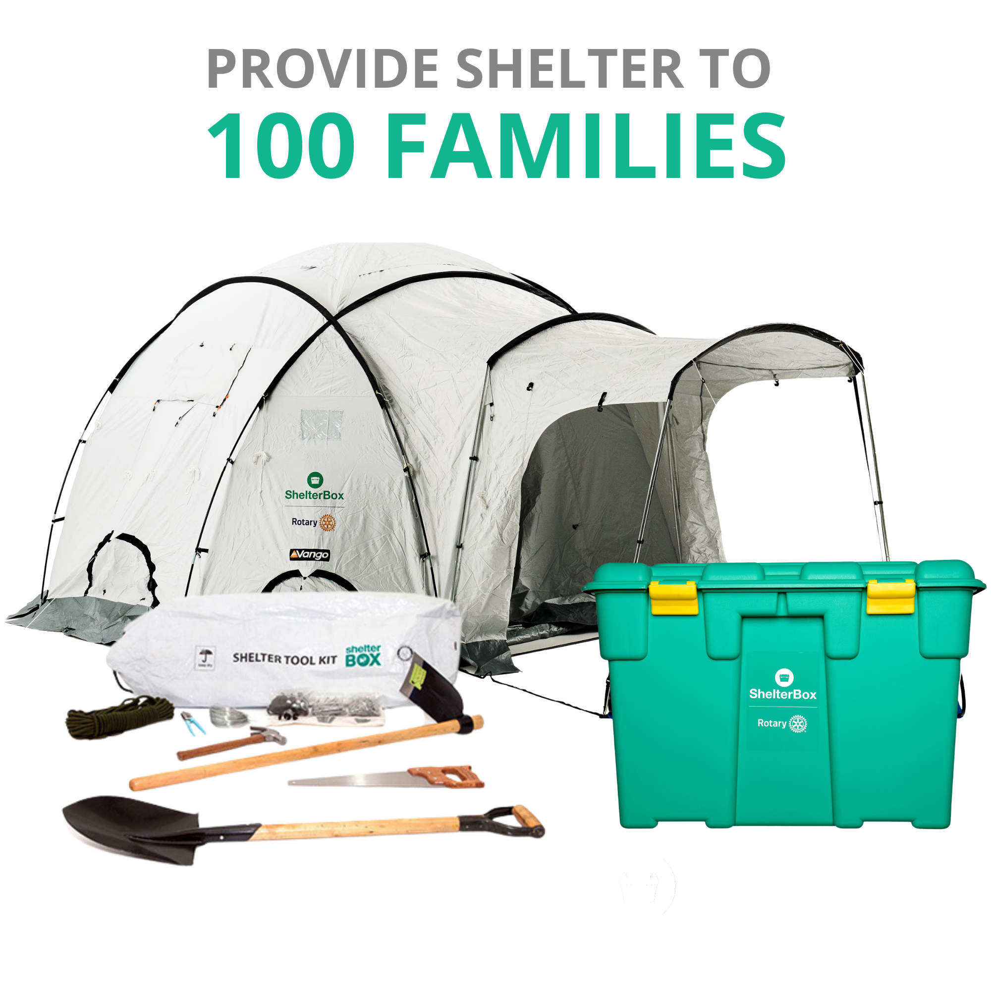 Copy of AID IMAGES copy Provide Shelter to 100 families